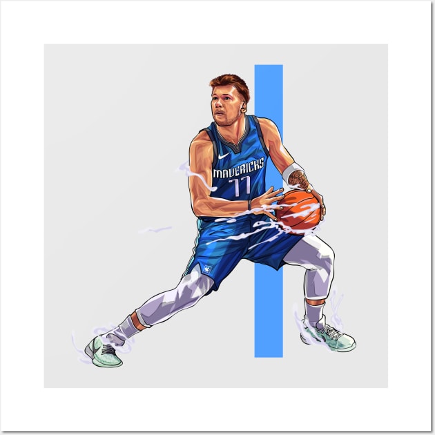 Luka Doncic Magic Wall Art by Carlart1 🎨